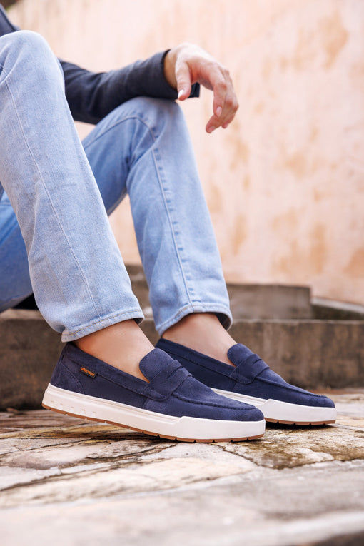 Men's Moccasins US-GR-4152