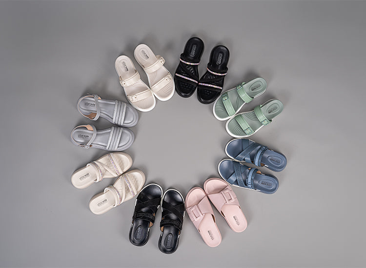 Stride in Style: Sandals, Sliders and Slippers for Women