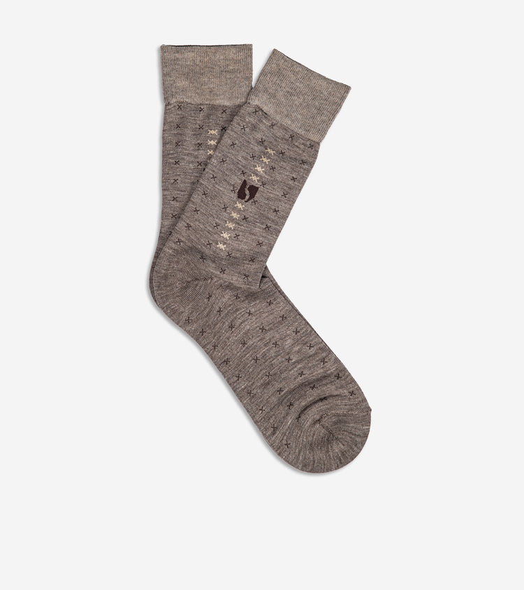 Men's Crew Length Socks US-HS-5317