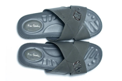 Casual Slippers for Men, leather chappal for men, Shoes, Men, Pierre Cardin