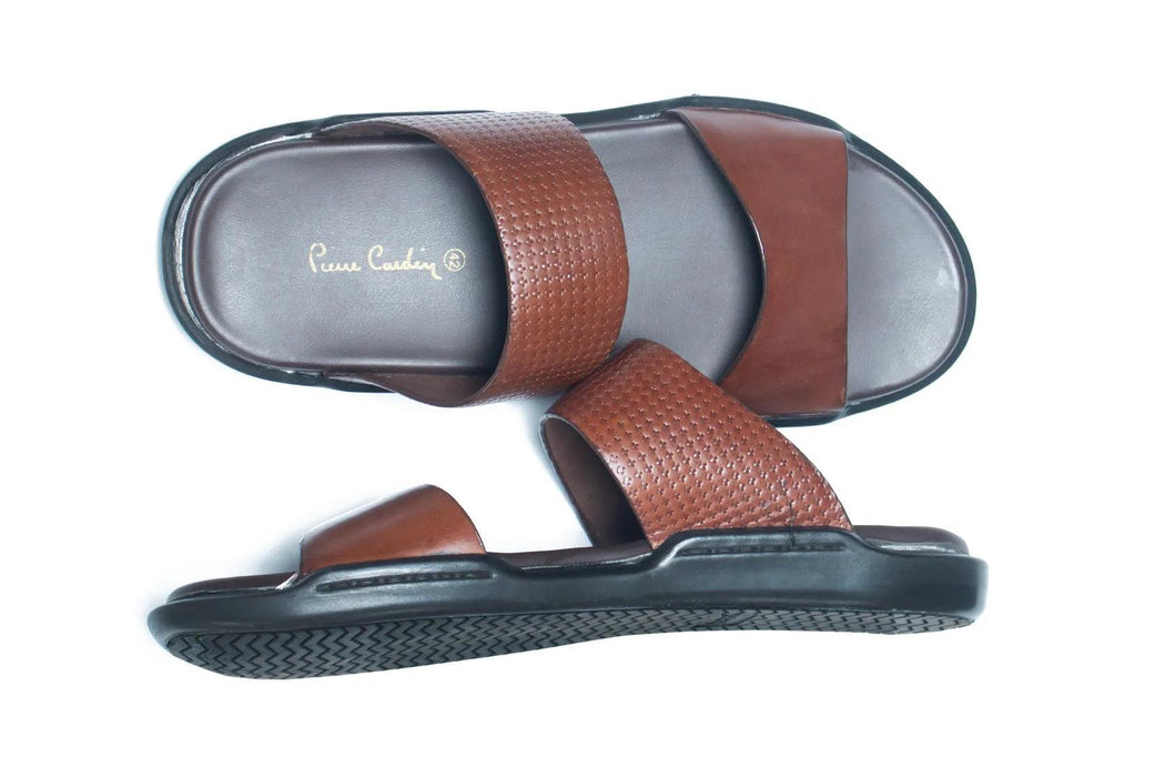 Casual Slippers for Men, leather chappal for men, Shoes, Men, Pierre Cardin