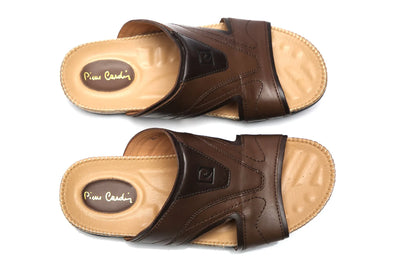 Casual Slippers for Men, leather chappal for men, Shoes, Men, Pierre Cardin