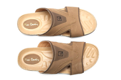 Casual Slippers for Men, leather chappal for men, Shoes, Men, Pierre Cardin