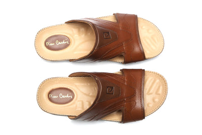 Casual Slippers for Men, leather chappal for men, Shoes, Men, Pierre Cardin