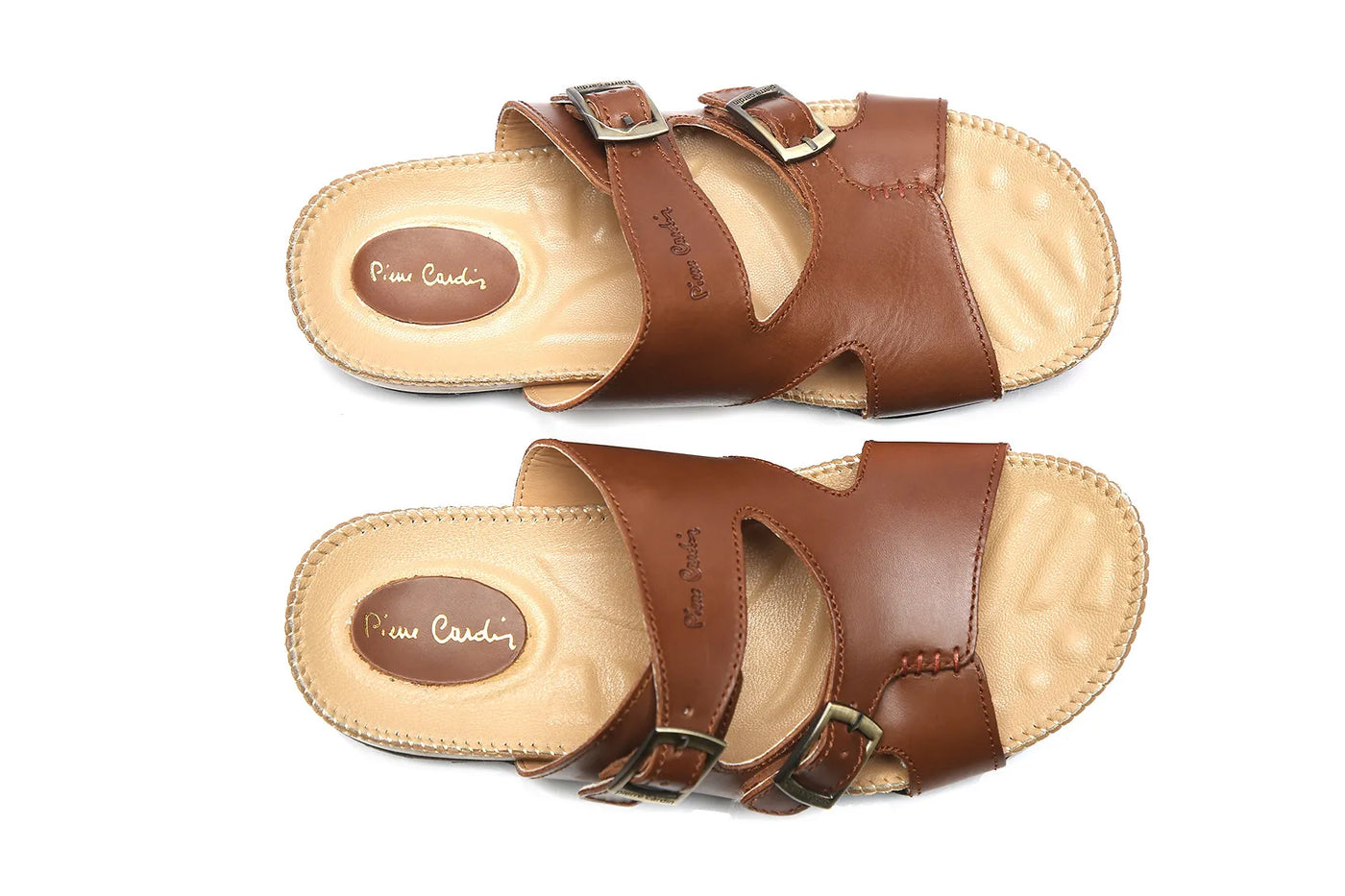 Casual Slippers for Men, leather chappal for men, Shoes, Men, Pierre Cardin