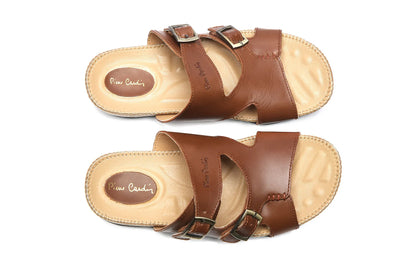 Casual Slippers for Men, leather chappal for men, Shoes, Men, Pierre Cardin